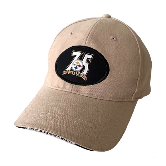 NWOT Pittsburgh Steelers NFL 75th Season 2007 Training Camp Adjustable Hat   - Picture 1 of 6